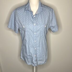 EXPRESS light Blue Men's Shirt